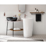 Раковина-чаша VITRA PLURAL низкая, квадратная 45 cм, цвет Матовый Черный 7810B483-0016