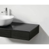 Столешница VITRA ORIGIN 90 см, правосторонняя, черный дуб 65860
